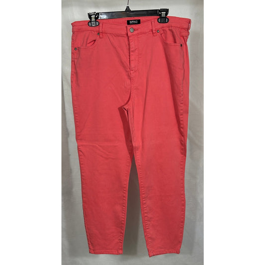 Buffalo David Bitton Havana 14/34 Coral High Rise Ankle Skinny Pants