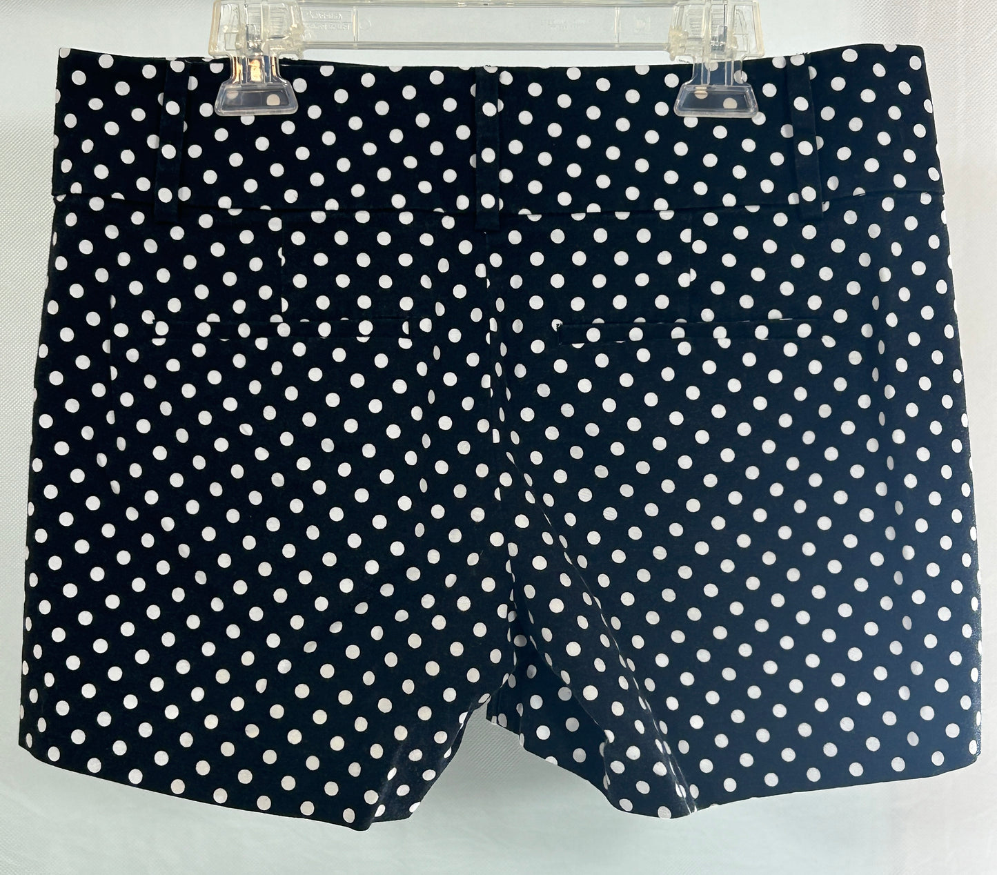 Ann Taylor Signature Women's Size 2 Black and White Polka Dot Shorts – Classic Tailored Fit