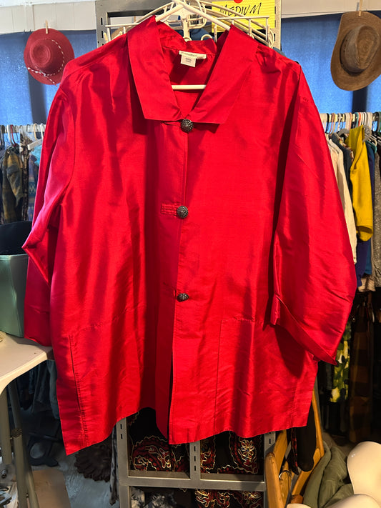 Red Silk Jacket