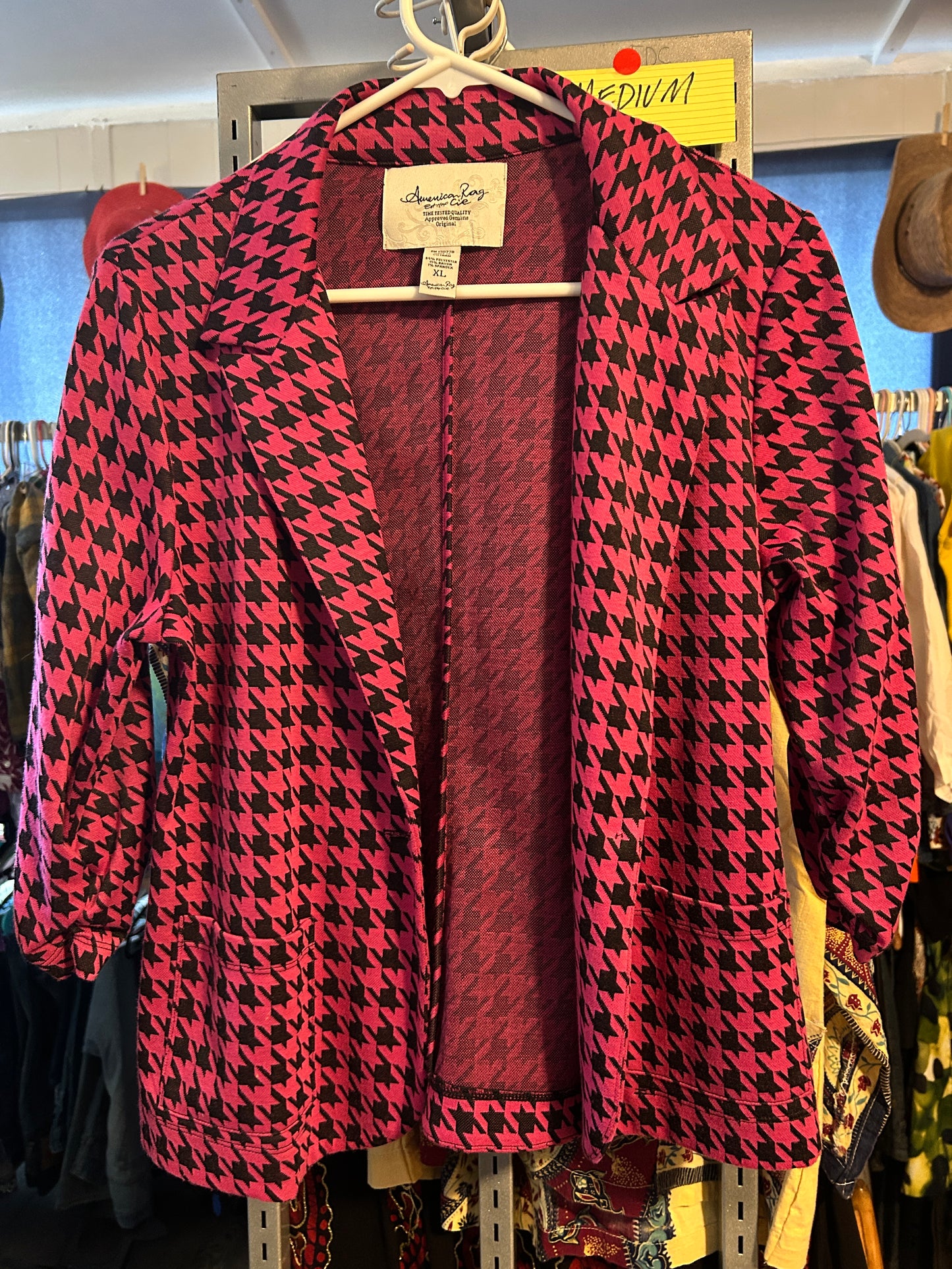 American Rag Houndstooth Blazer - XL