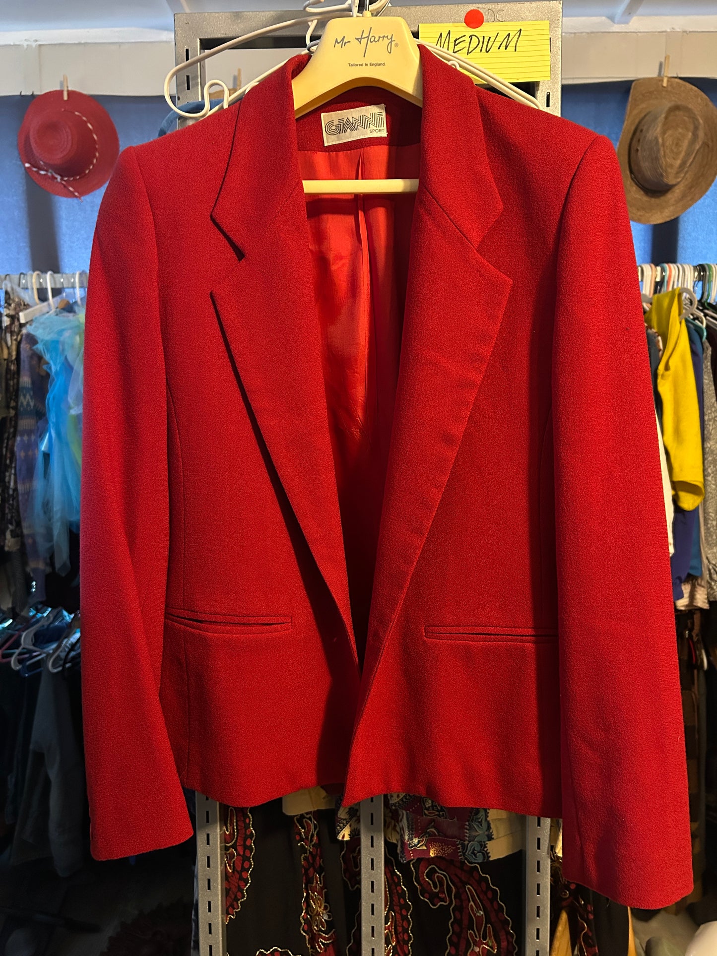 Gianni Sport Red Blazer - Size 10