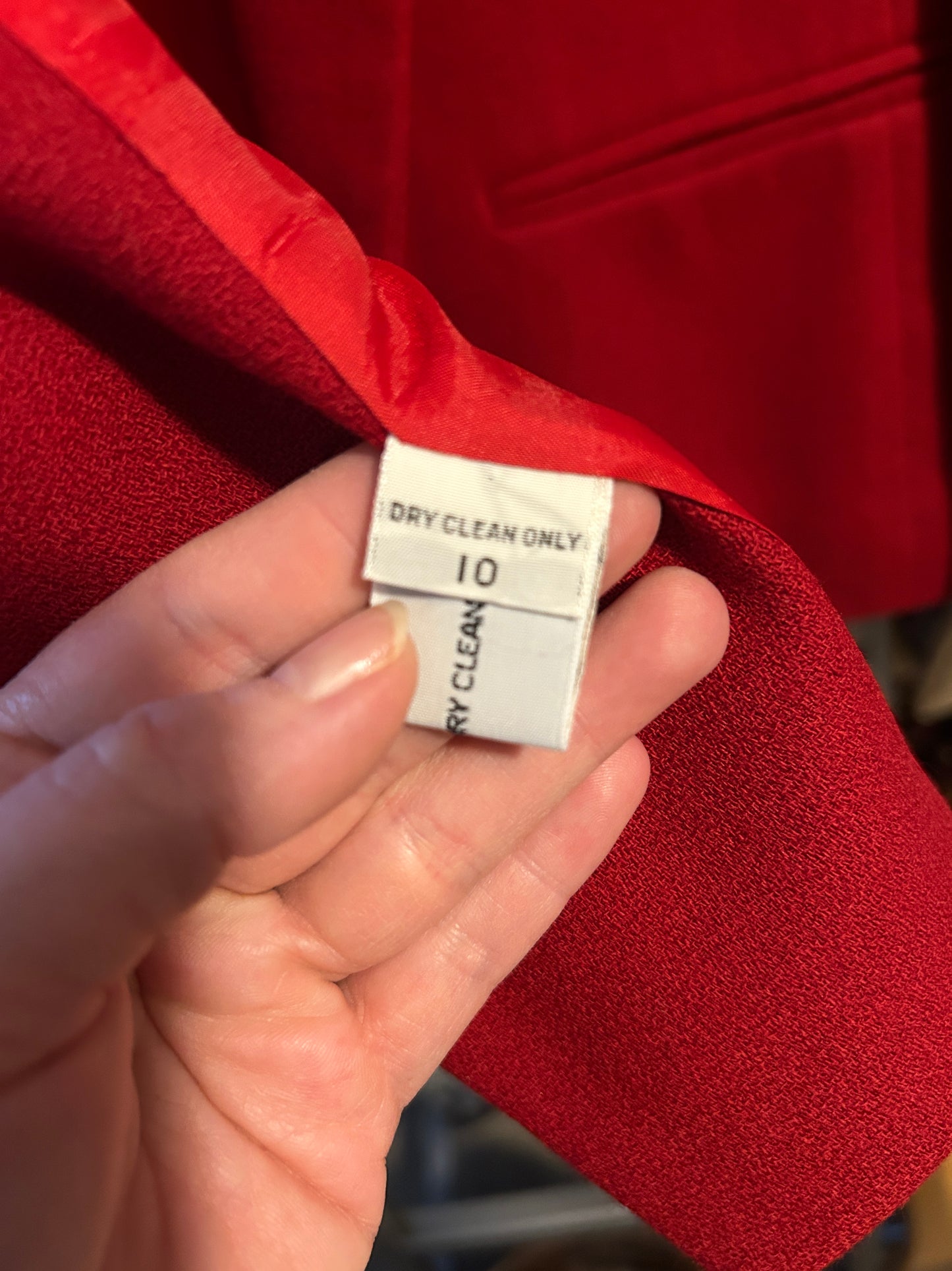 Gianni Sport Red Blazer - Size 10