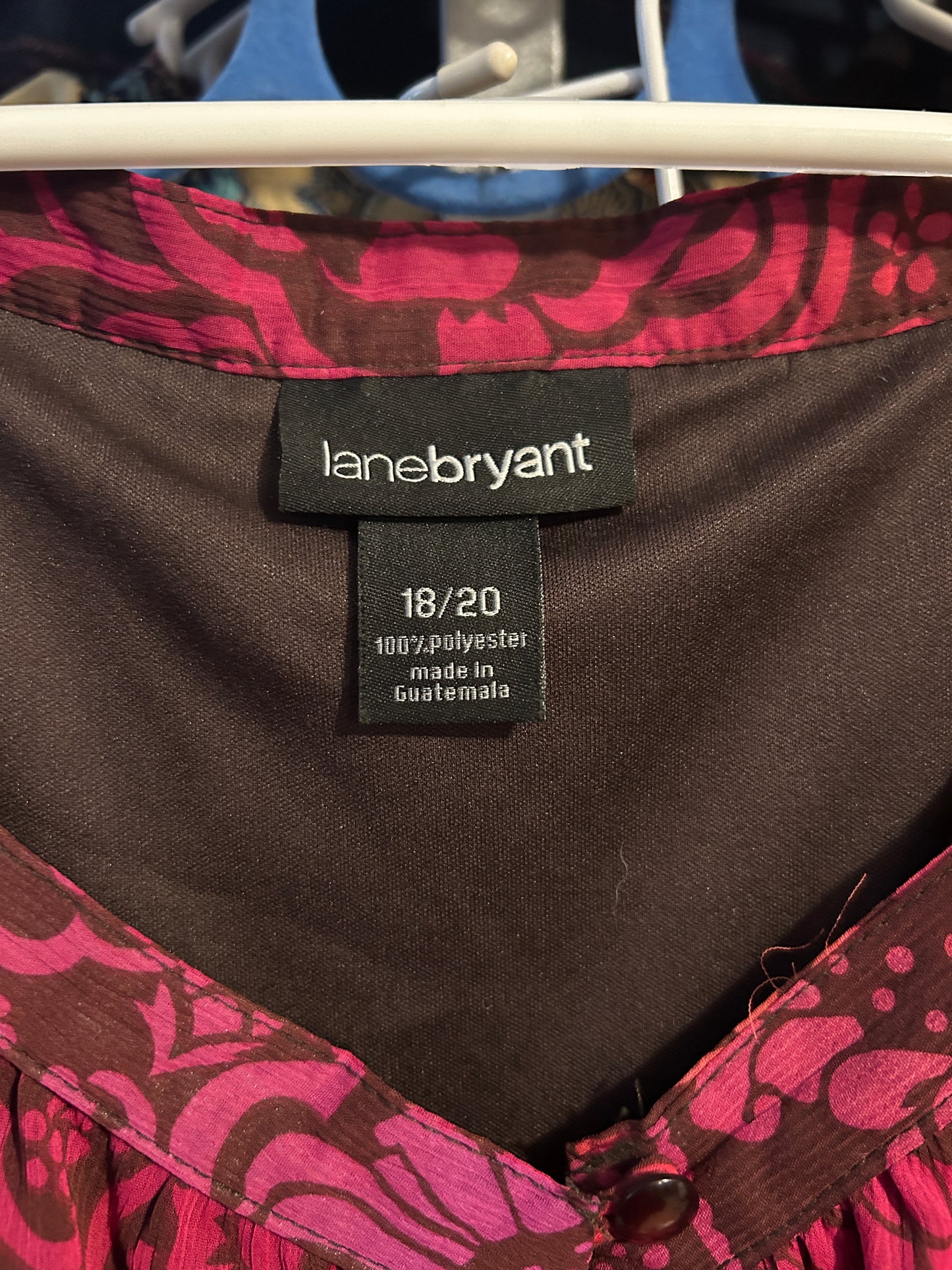 Lane Bryant Plus Size Floral Print Blouse - Size 18/20