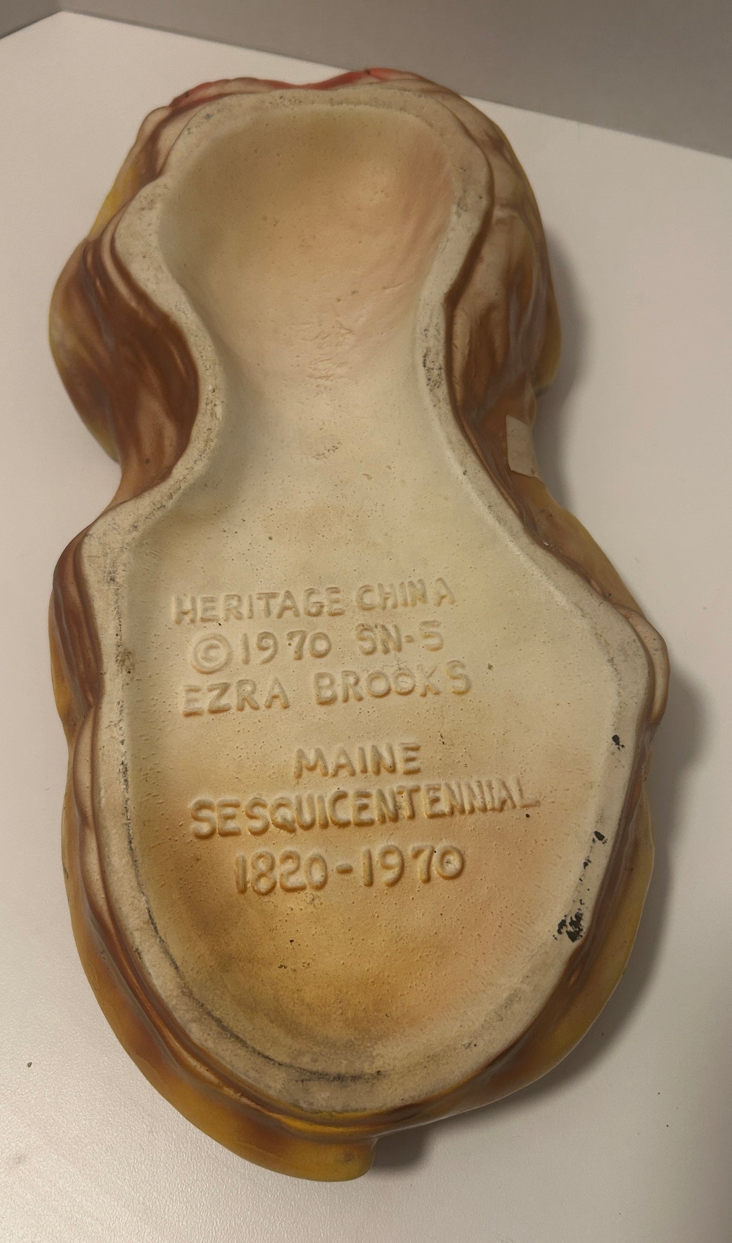 Vintage 1970 Ezra Brooks Lobster Whiskey Decanter – Maine Sesquicentennial – Very Rare Collectible