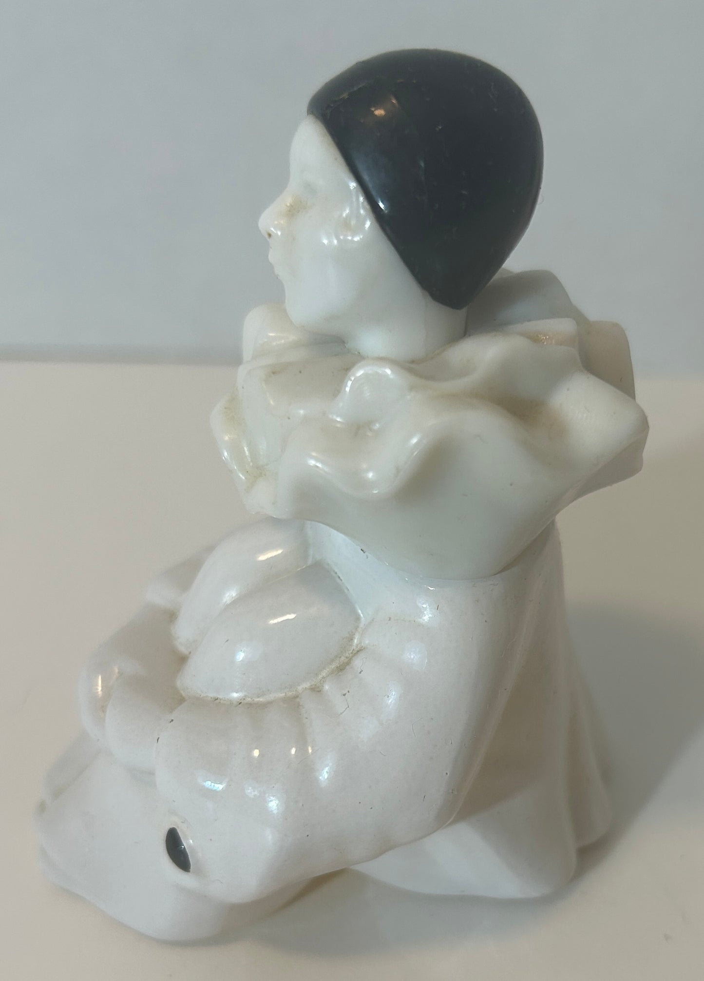 Vintage Pierrot Clown Porcelain Perfume Bottle (Made in Japan)