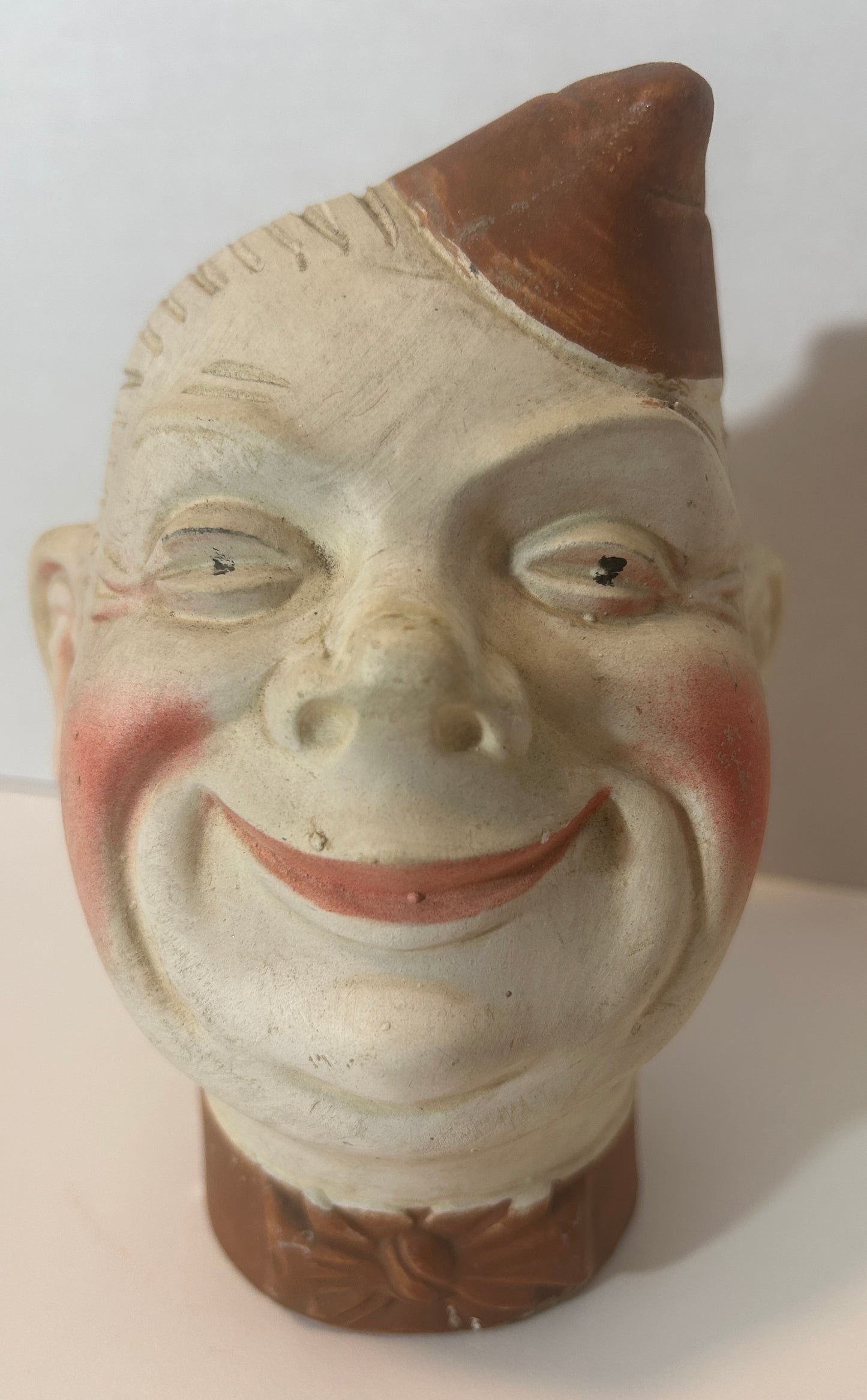 Vintage "Elmer the Doughboy" Chalkware Head