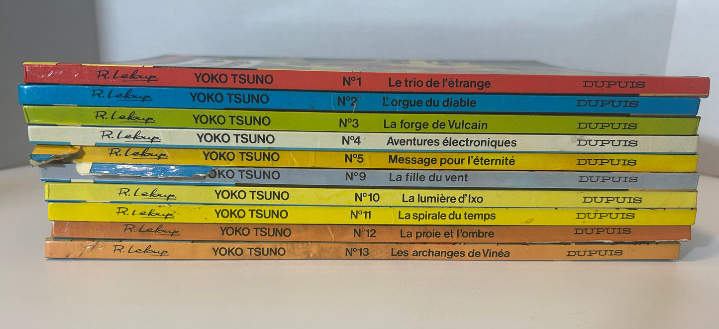 Set of 13 Yoko Tsuno Hardcover Comic Books (French Edition)