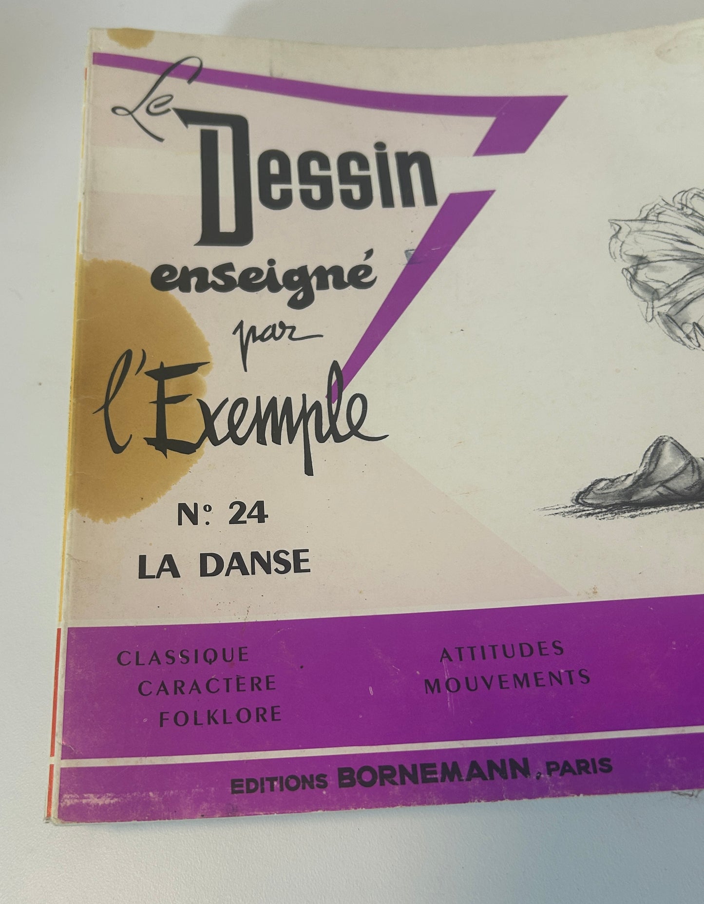 Set of 10 Vintage "Le Dessin Enseigné par l'Exemple" Drawing Tutorial Books – Editions Bornemann Paris