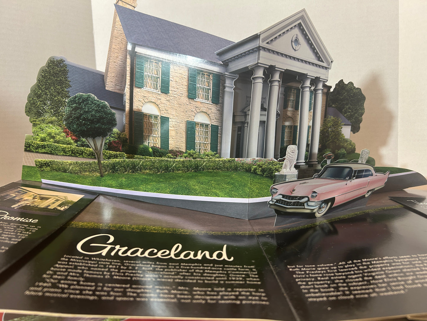 "Graceland: An Interactive Pop-Up Tour" Elvis Commemorative Pop-Up Book