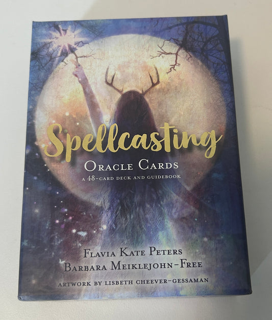 Spellcasting Oracle Cards - 48 Card Deck with Guidebook