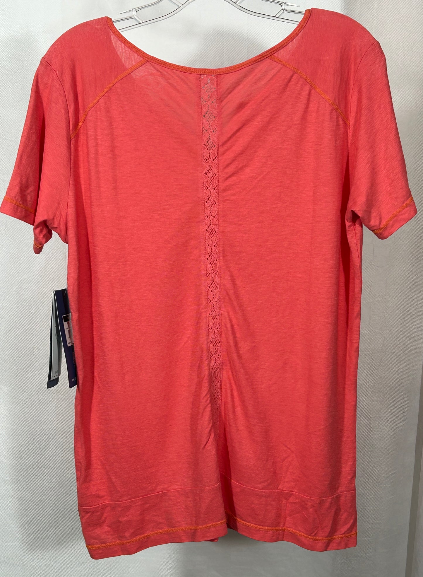 White Sierra Jr. Kylie Short Sleeve Tee - Youth XL - Watermelon Pink - Sustainable Eco Apparel