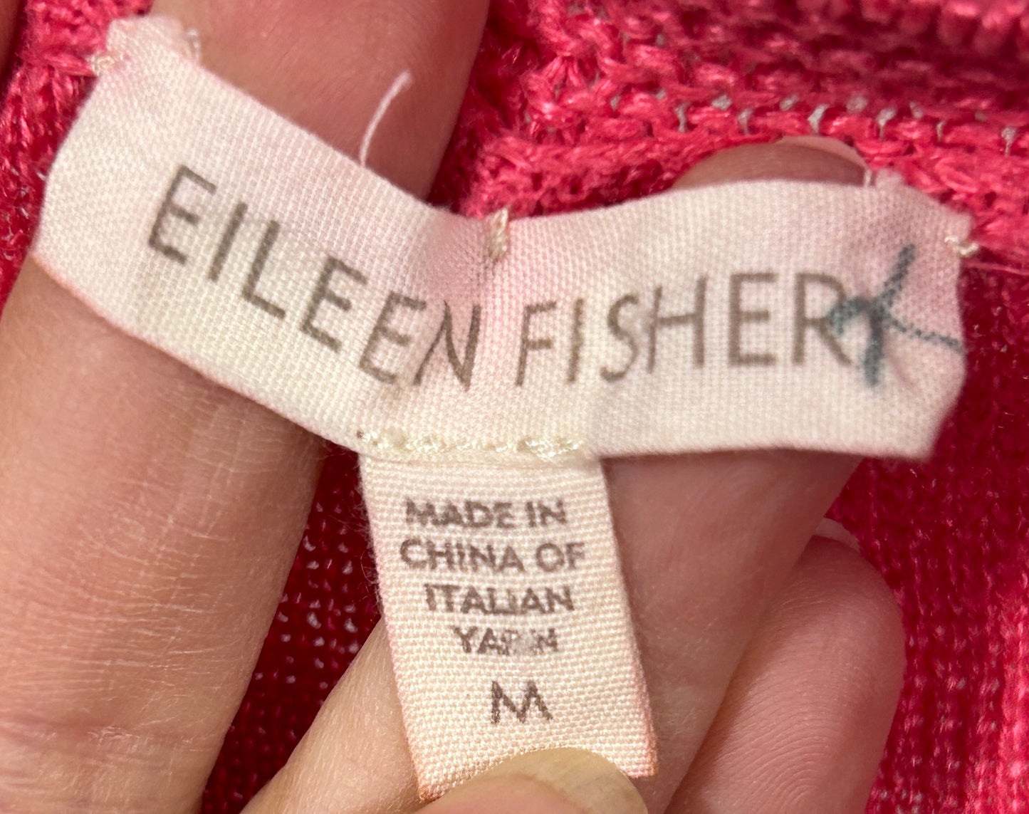 Eileen Fisher Italian Yarn 100% Hemp Knit Tank Top - Size M