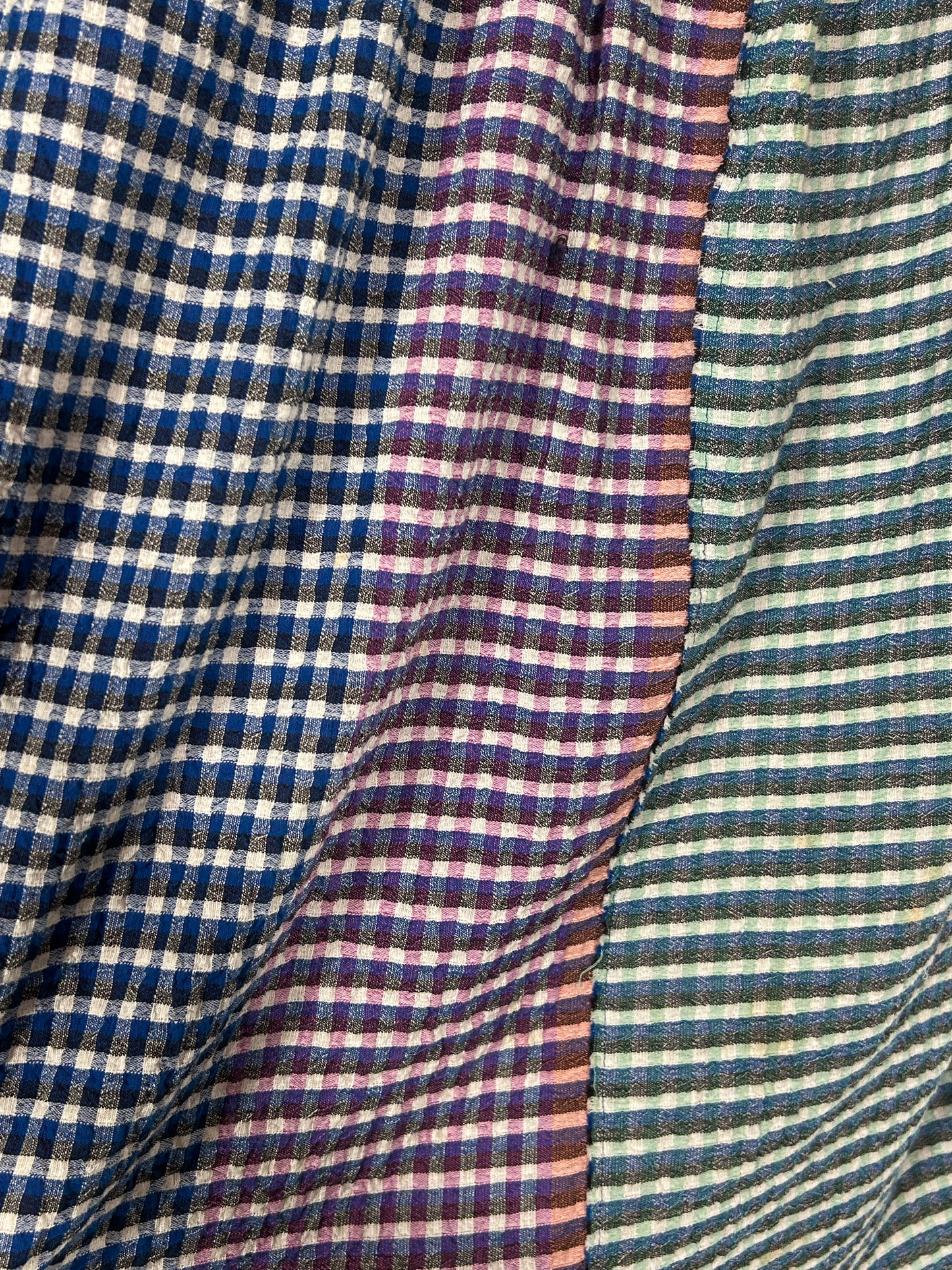 Maeve by Anthropologie Patchwork Gingham Strapless Midi Dress Size 14 – Multicolor Summer Dress