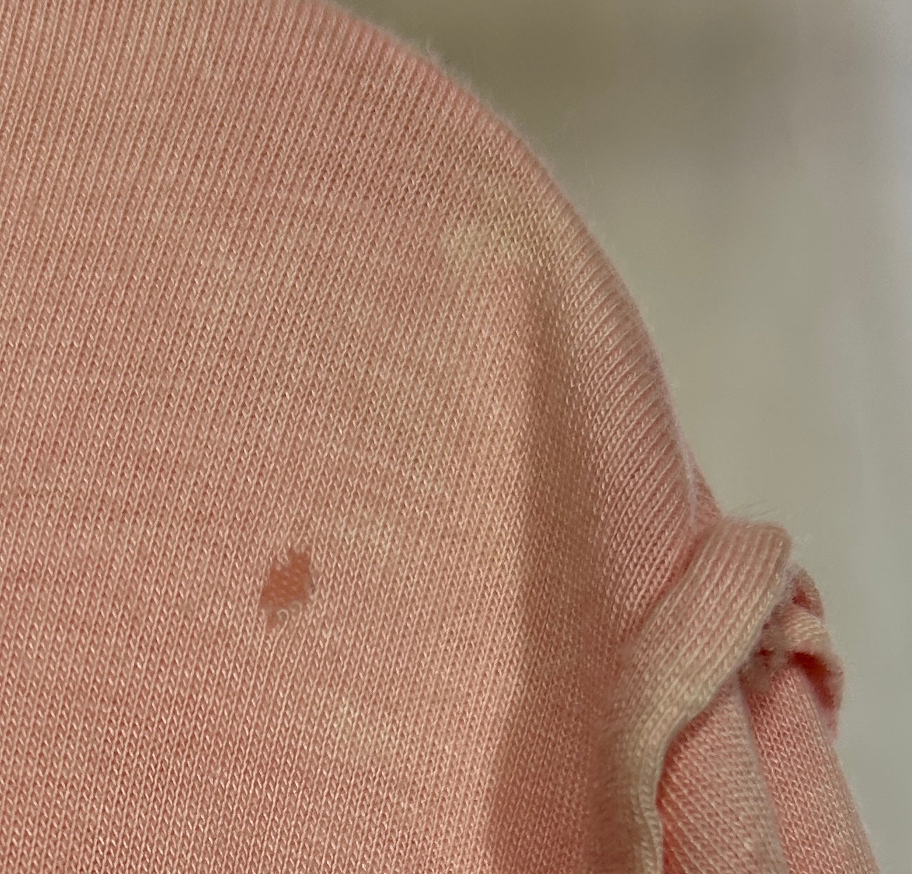 Chalet et Ceci Pink Asymmetrical Tunic Top Size Large – Hemp Cotton Blend, Made in USA