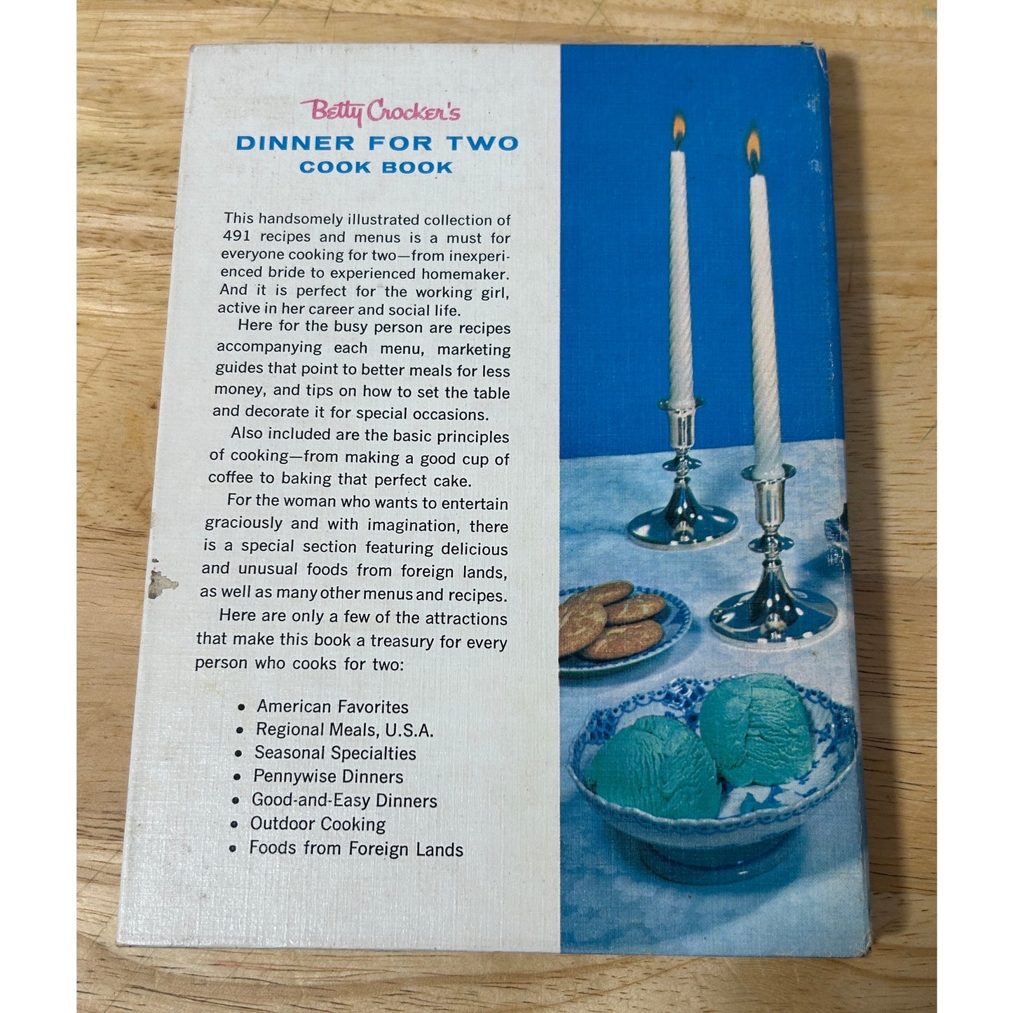 Vintage Kitchen & Homemaker Bundle: Taylor Thermometer + Cookbooks (4 pcs)