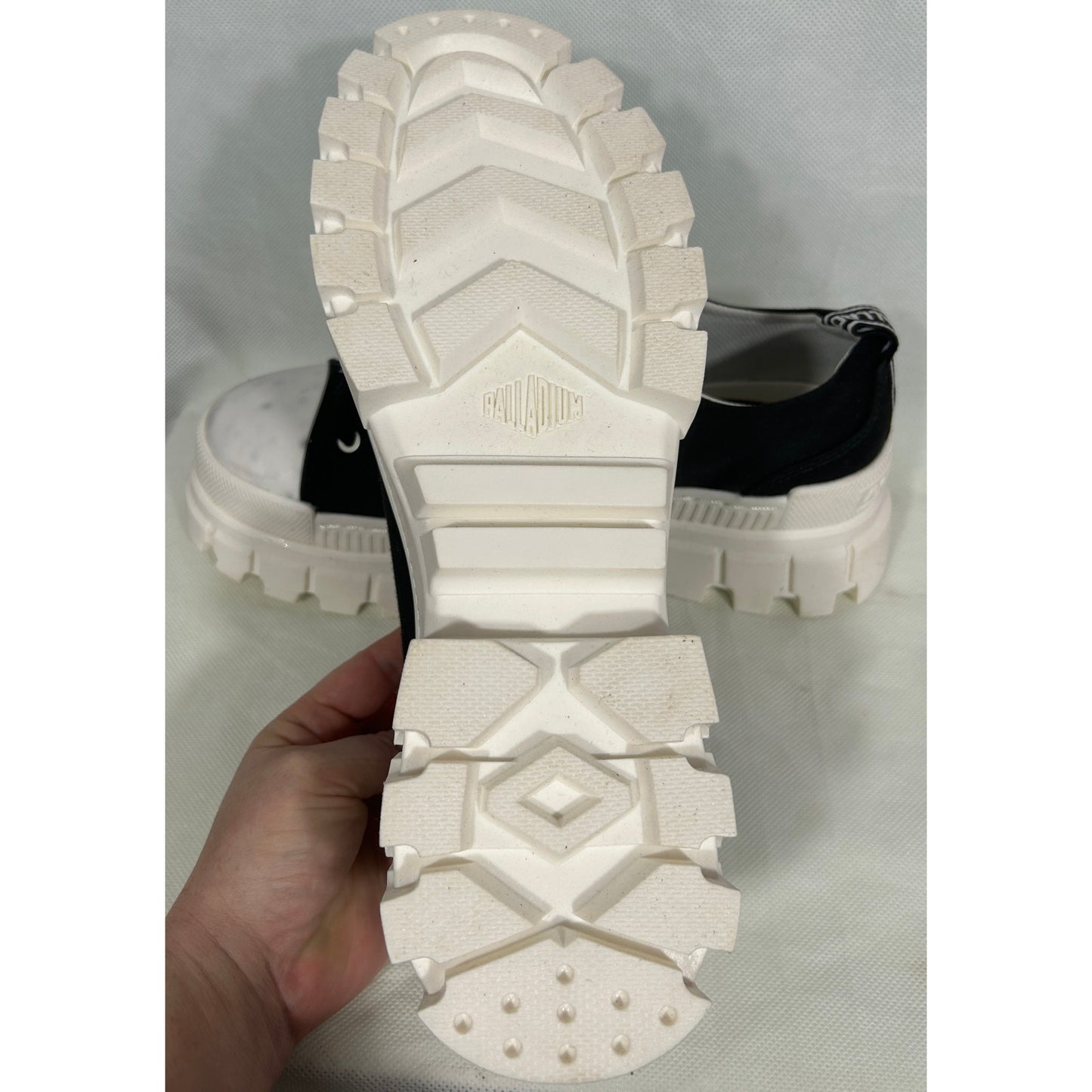 Palladium Chunky Platform Black Canvas Sneakers – US Size 9.5