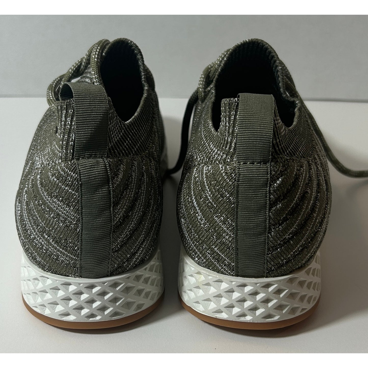 Urban Sport by J/Slides Knit Sneakers Olive Green Size 8.5 NIB