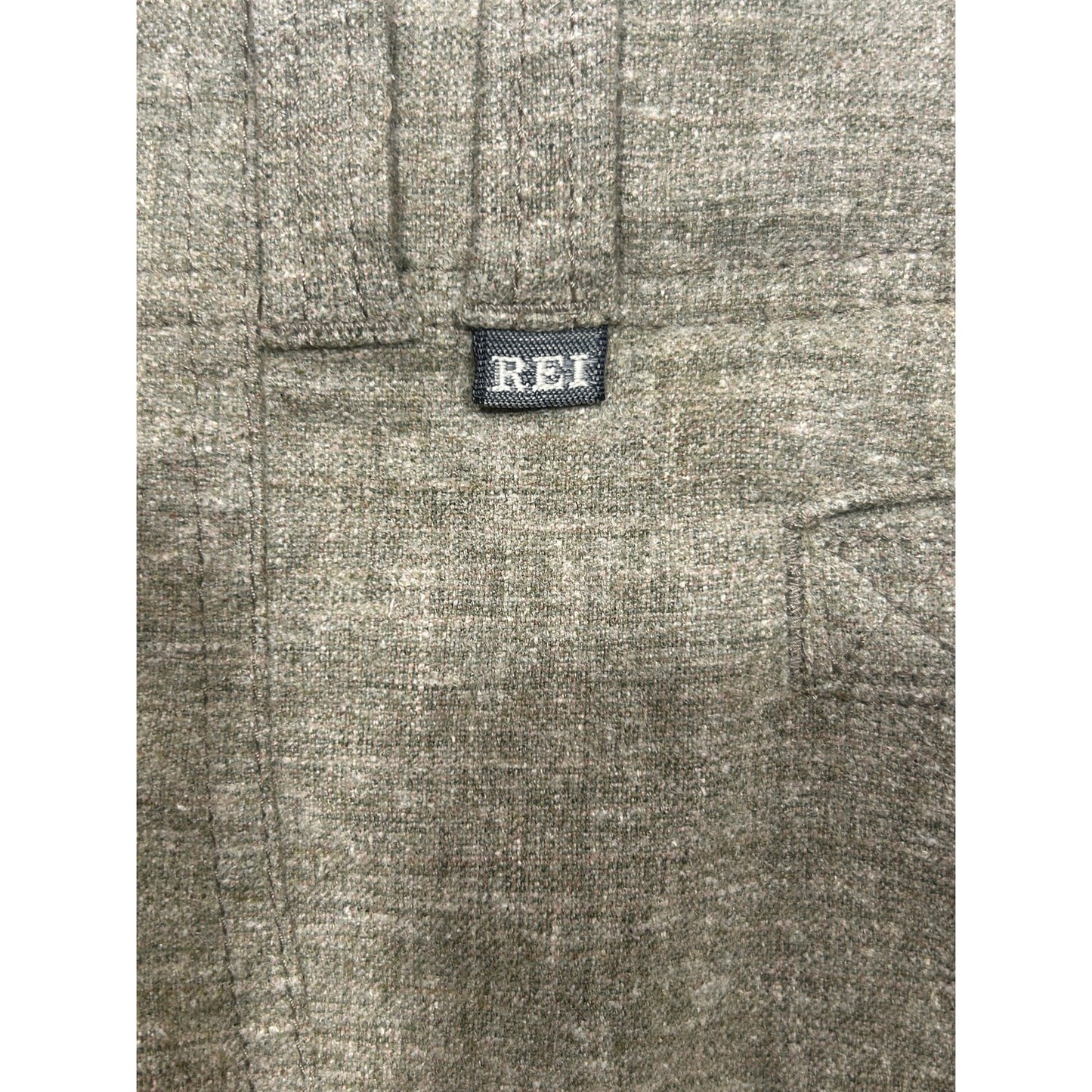 REI Women’s Green Hemp Blend Skirt Size 6 Outdoor Utility Pocket Knee Length
