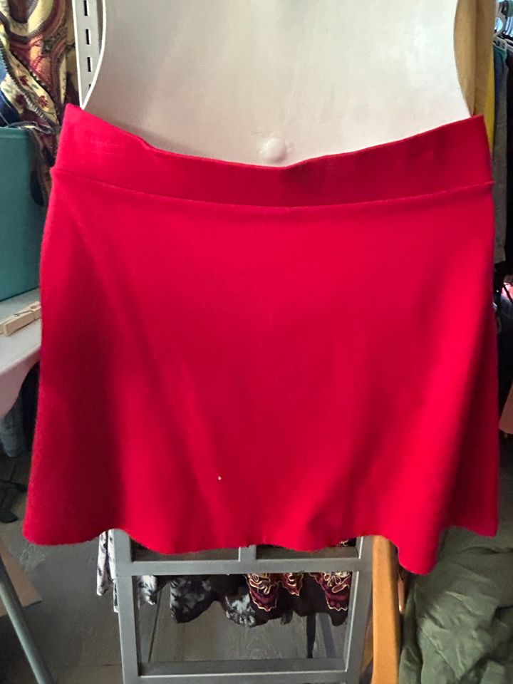 Sexy Red Mini Skirt