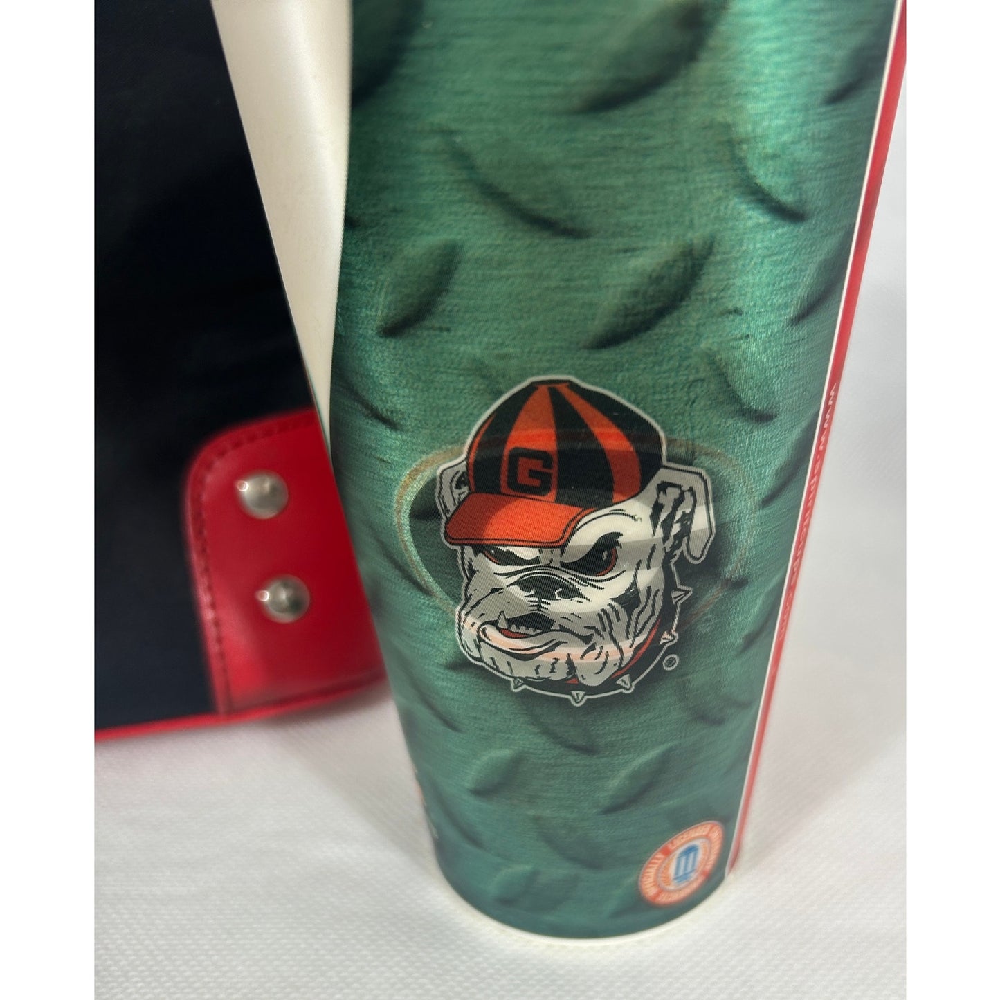 University of Georgia Purse & Spirit Cup Set – Black & Red Bulldog Logo