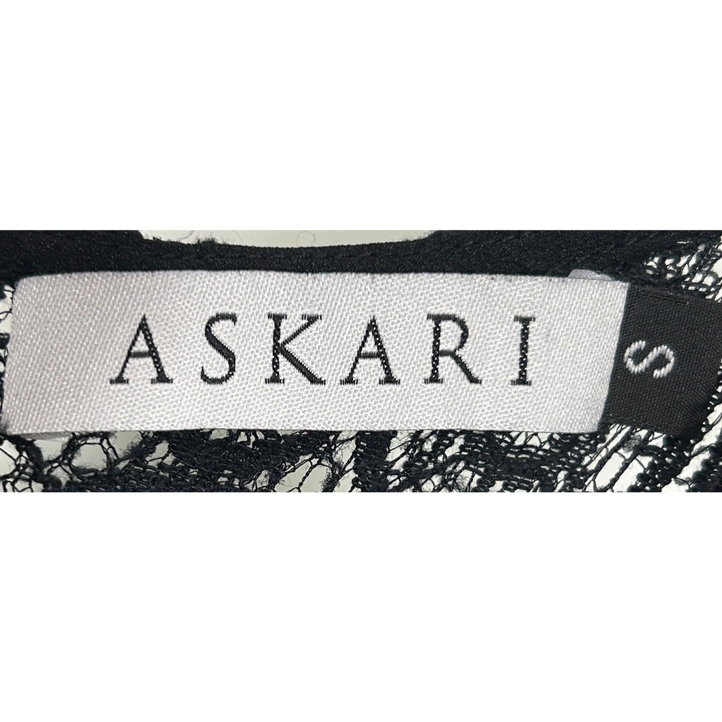 Askari Black Lace Sleeveless Dress | S | Fit & Flare USA-Made Party Dress