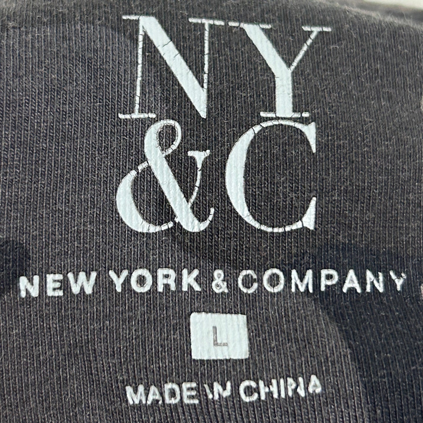 NY&Co Camo Biker Shorts Size L Gray Black Cotton Blend High Rise with Pockets