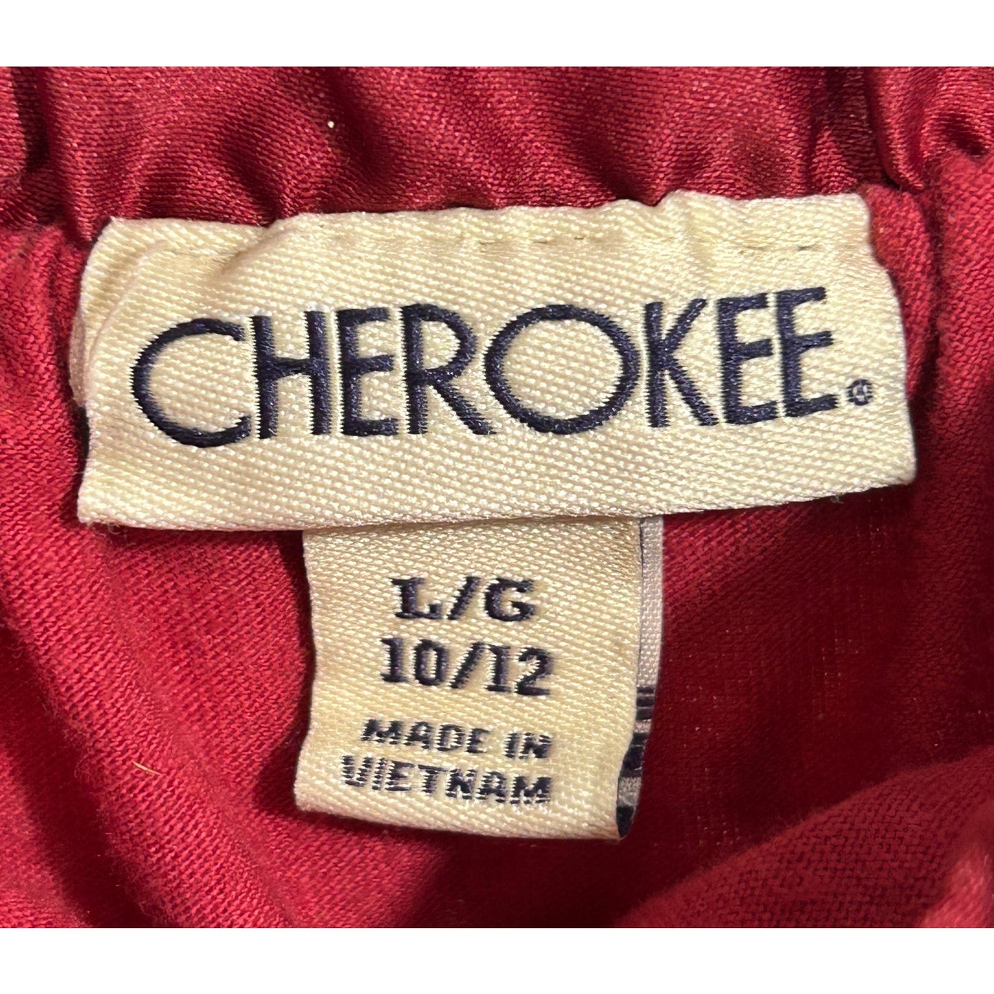 Cherokee Red Sequin Skirt Girls Size 10/12