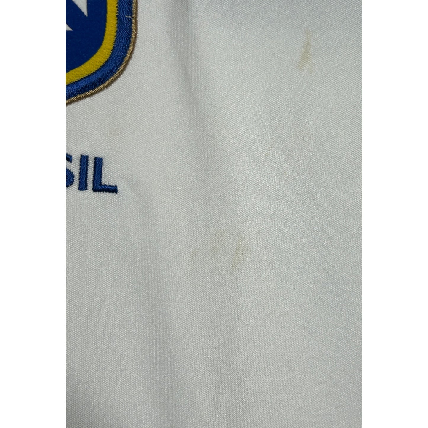 Nike 2009 Brazil Away Soccer Jersey White Dri-Fit Medium NWT