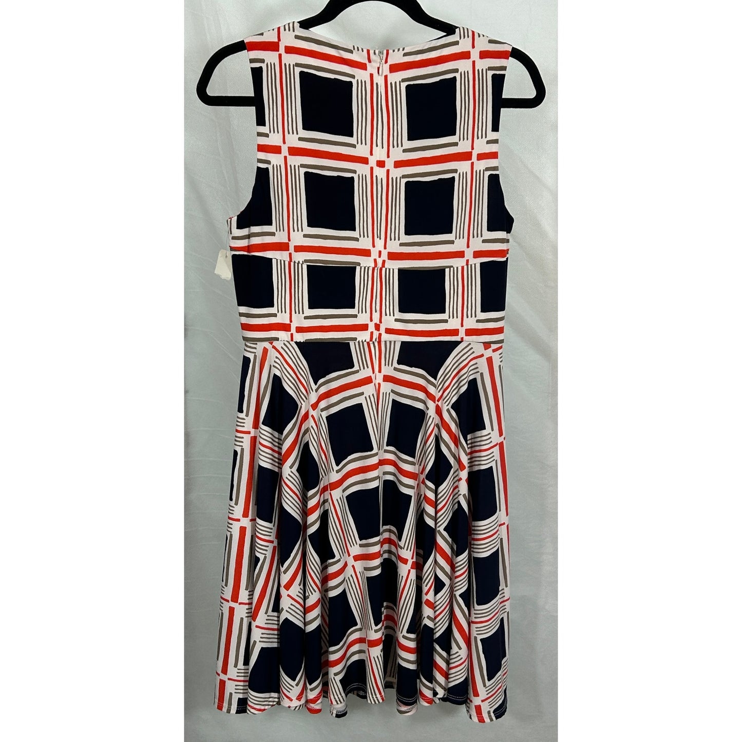 Donna Morgan Sleeveless Fit & Flare Dress Geometric Print Size 8 NWT