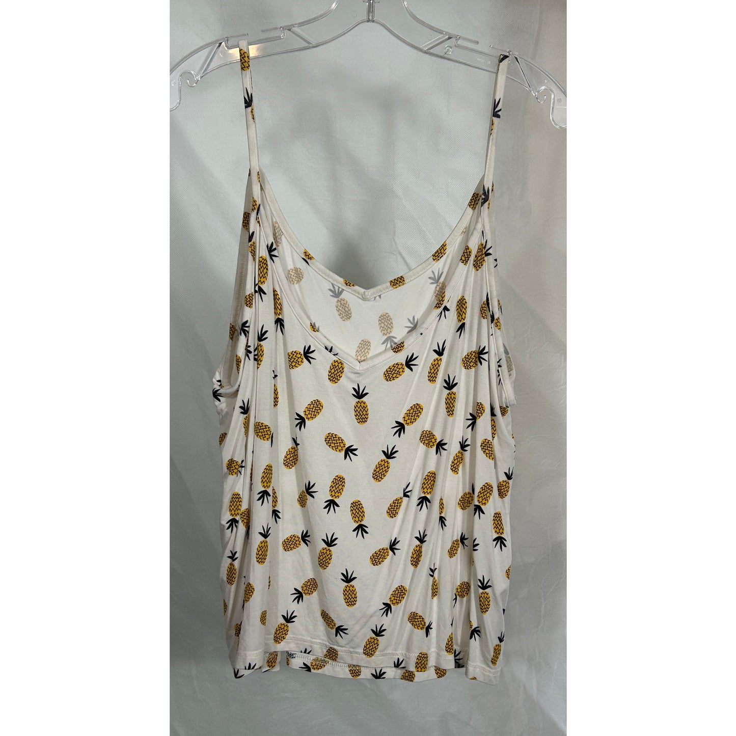 Old Navy Pineapple Print Scoop Tank Top Plus 1X