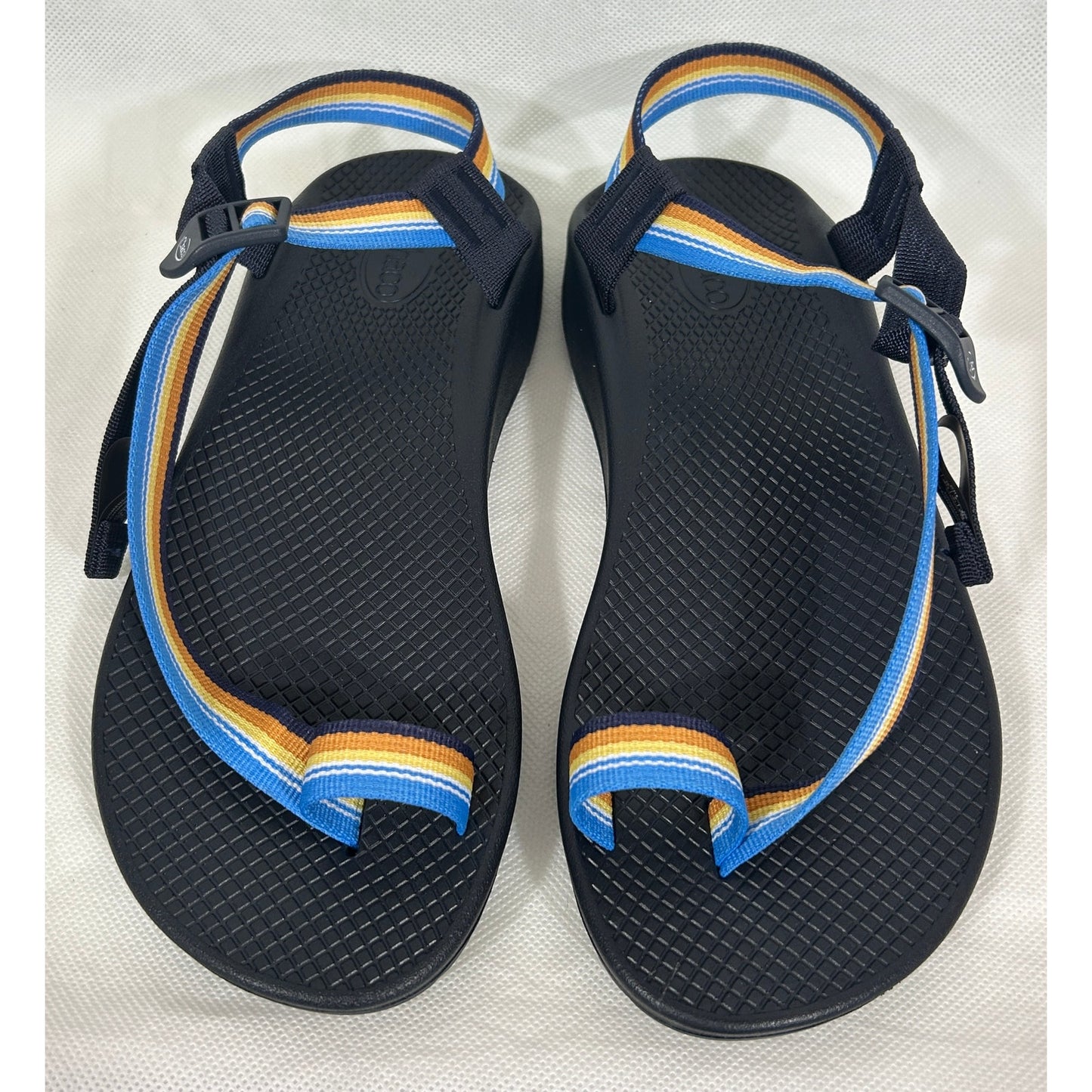 Men’s Chaco Classic Toe‑Loop Sandals Size 10 Striped Webbing