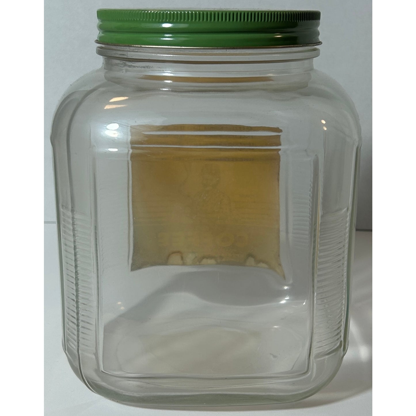 Mammy’s Favorite Coffee Glass Jar with Metal Lid – Vintage Collectible