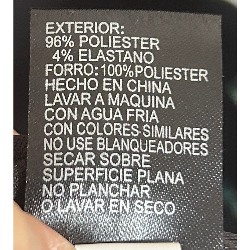 Alex Marie Black Floral Sheath Dress Size 14 Sleeveless V-Neck Knee Length